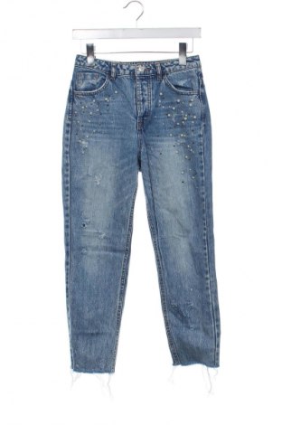 Damskie jeansy Stradivarius, Rozmiar XS, Kolor Niebieski, Cena 67,41 zł