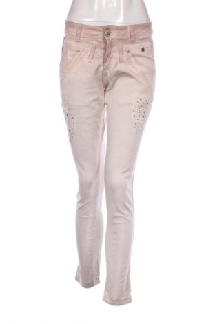 Damskie jeansy Tredy, Rozmiar S, Kolor Beżowy, Cena 43,99 zł