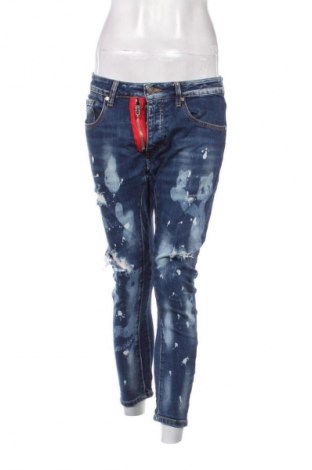 Damskie jeansy Unbranded, Rozmiar M, Kolor Niebieski, Cena 66,67 zł