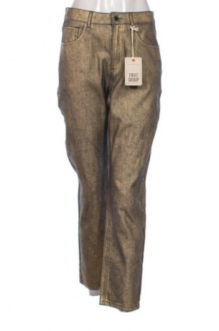 Damskie jeansy Unbranded, Rozmiar S, Kolor Złocisty, Cena 150,99 zł