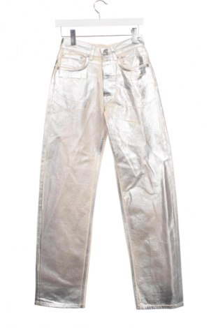 Damskie jeansy Zara, Rozmiar S, Kolor Srebrzysty, Cena 203,99 zł