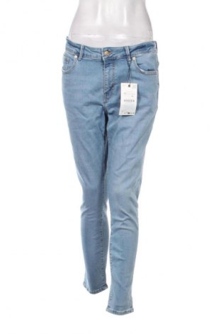 Дамски дънки Zara, Размер XL, Цвят Син, Цена 43,99 лв.