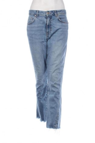 Damskie jeansy Zara, Rozmiar XL, Kolor Niebieski, Cena 62,07 zł