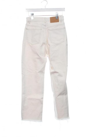 Damskie jeansy Zara, Rozmiar S, Kolor ecru, Cena 62,07 zł