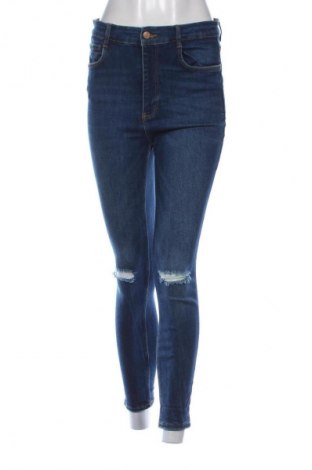 Damskie jeansy Zara, Rozmiar L, Kolor Niebieski, Cena 91,95 zł