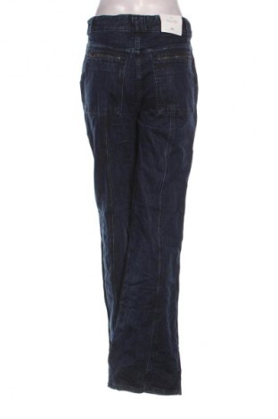 Damskie jeansy Zara, Rozmiar XL, Kolor Niebieski, Cena 203,99 zł