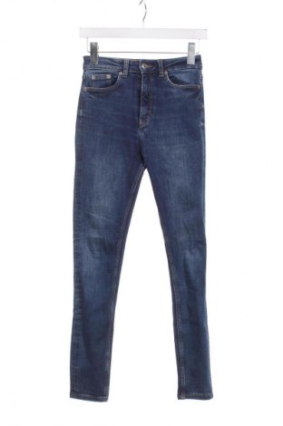 Дамски дънки Zara, Размер XS, Цвят Син, Цена 18,99 лв.