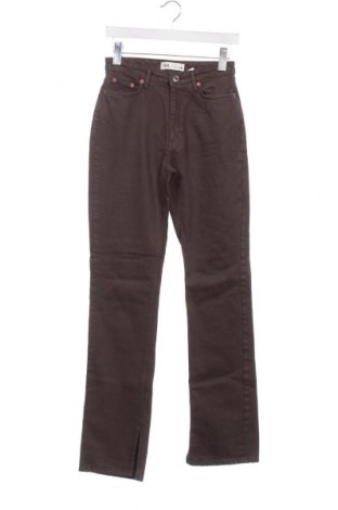 Γυναικείο Τζίν Zara, Μέγεθος XS, Χρώμα Καφέ, Τιμή 9,99 €