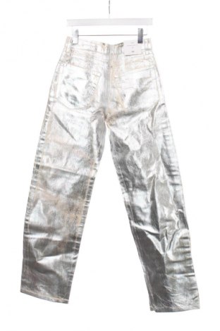 Дамски дънки Zara, Размер M, Цвят Сребрист, Цена 62,99 лв.