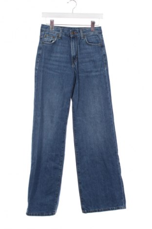 Blugi de femei Zara, Mărime XS, Culoare Albastru, Preț 87,99 Lei