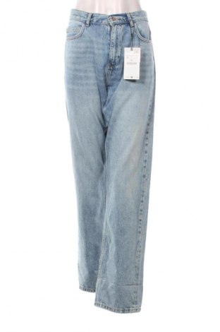 Damskie jeansy Zara, Rozmiar M, Kolor Niebieski, Cena 163,99 zł