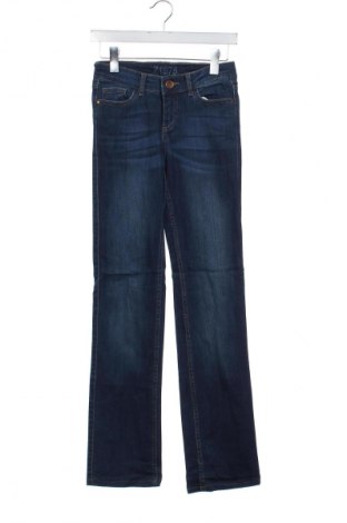 Blugi de femei Zara, Mărime XS, Culoare Albastru, Preț 93,99 Lei