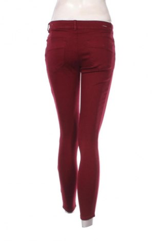 Дамски дънки Zara, Размер M, Цвят Червен, Цена 17,99 лв.