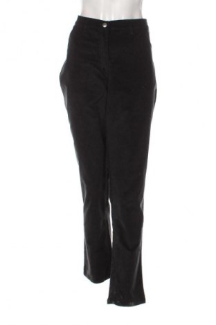 Pantaloni de velvet de femei Bpc Bonprix Collection, Mărime XXL, Culoare Negru, Preț 50,99 Lei