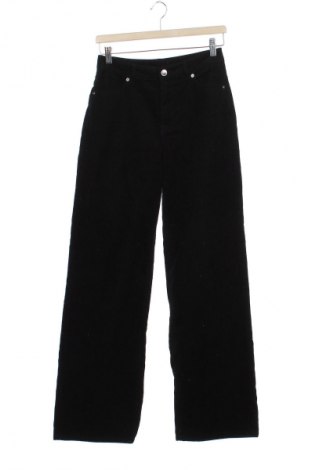 Dámské manšestráky  H&M Divided, Velikost XS, Barva Černá, Cena  219,00 Kč