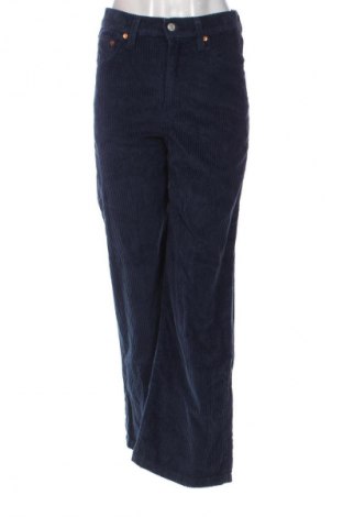 Pantaloni de velvet de femei Levi's, Mărime S, Culoare Albastru, Preț 181,58 Lei