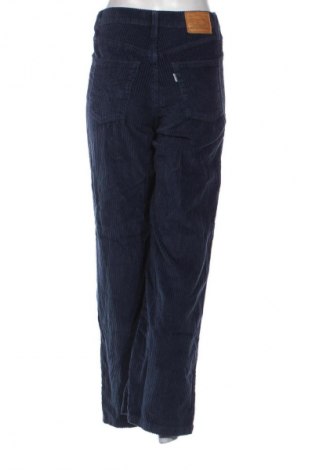 Pantaloni de velvet de femei Levi's, Mărime S, Culoare Albastru, Preț 181,58 Lei
