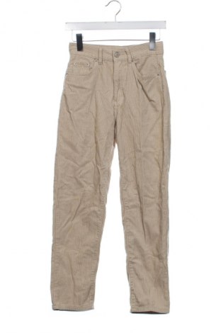Дамски джинси Pull&Bear, Размер XS, Цвят Бежов, Цена 19,99 лв.
