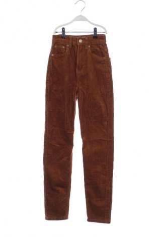 Damen Cordhose Pull&Bear, Größe XXS, Farbe Braun, Preis 27,70 €