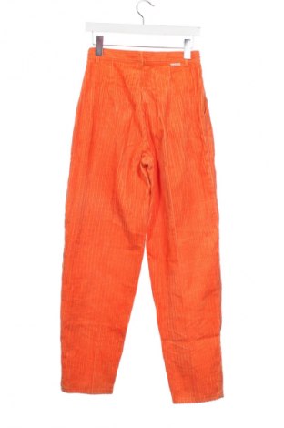 Pantaloni de velvet de femei Unbranded, Mărime XS, Culoare Portocaliu, Preț 76,00 Lei
