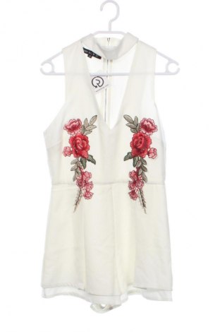 Women's short jumpsuit NLW, Μέγεθος M, Χρώμα Λευκό, Τιμή 19,95 €