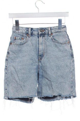 Дамски къс панталон H&M, Размер XXS, Цвят Син, Цена 15,99 лв.