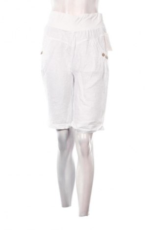 Damen Shorts Puro Lino, Größe M, Farbe Weiß, Preis 43,99 €