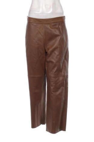 Γυναικείο παντελόνι δερμάτινο Gerry Weber, Μέγεθος M, Χρώμα Καφέ, Τιμή 224,99 €