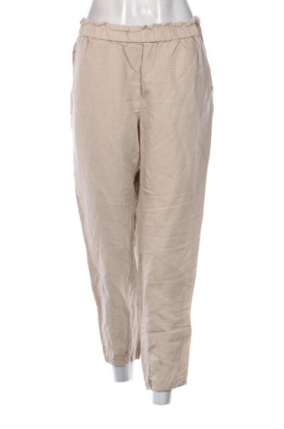 Damskie spodnie H&M, Rozmiar XL, Kolor Beżowy, Cena 44,99 zł
