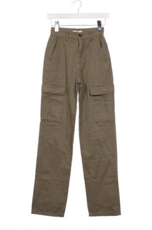 Damskie spodnie Stradivarius, Rozmiar XXS, Kolor Zielony, Cena 48,99 zł