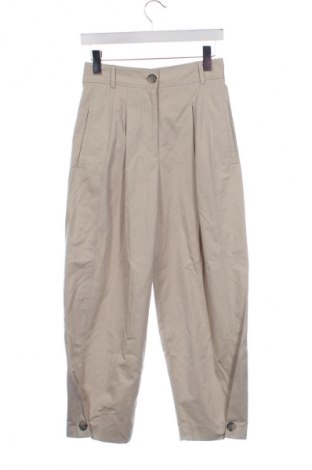 Damenhose Zara, Größe XS, Farbe Beige, Preis 9,99 €
