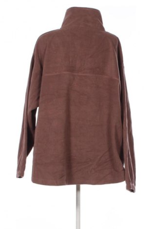 Γυναικεία ζακέτα fleece George, Μέγεθος XXL, Χρώμα Καφέ, Τιμή 24,99 €