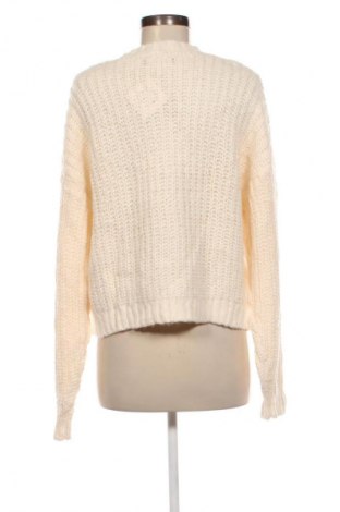 Damski sweter Bershka, Rozmiar M, Kolor ecru, Cena 78,99 zł