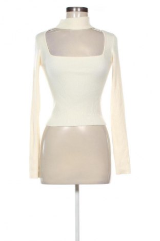 Damenpullover Bershka, Größe M, Farbe Ecru, Preis 10,06 €