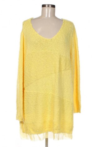 Damski sweter Bpc Bonprix Collection, Rozmiar 4XL, Kolor Żółty, Cena 98,99 zł