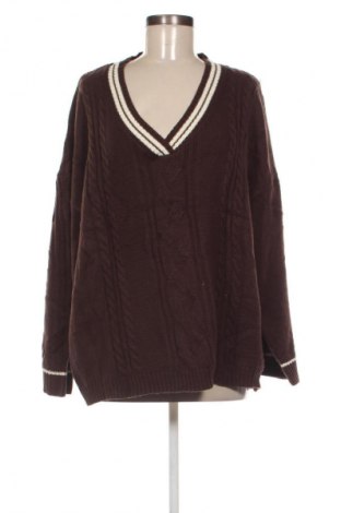 Pulover de femei DAZY, Mărime XL, Culoare Maro, Preț 57,99 Lei