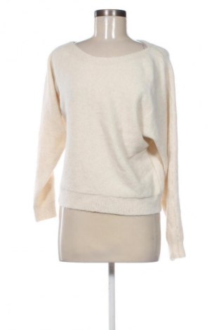 Pulover de femei Pull&Bear, Mărime L, Culoare Ecru, Preț 77,17 Lei