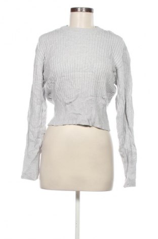 Pulover de femei Pull&Bear, Mărime M, Culoare Gri, Preț 47,99 Lei
