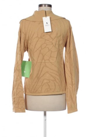 Damski sweter Simple, Rozmiar S, Kolor Pomarańczowy, Cena 120,99 zł