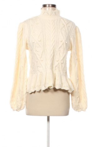 Pulover de femei Zara, Mărime M, Culoare Ecru, Preț 108,99 Lei