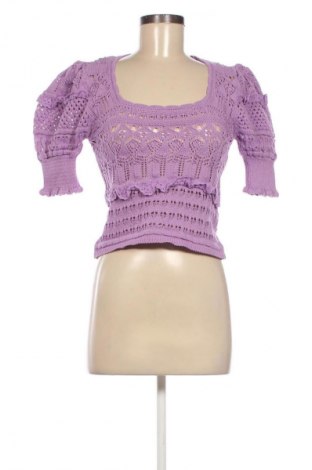 Pulover de femei Zara, Mărime M, Culoare Mov, Preț 46,99 Lei