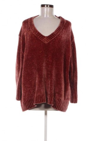 Дамски пуловер Zara Knitwear, Размер M, Цвят Кафяв, Цена 27,37 лв.