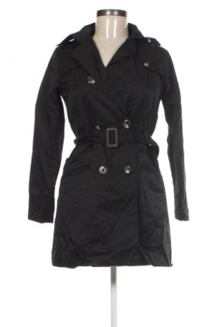 Trench de femei Zara, Mărime S, Culoare Negru, Preț 76,99 Lei