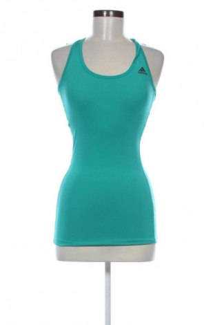 Дамски спортен топ Adidas, Размер M, Цвят Зелен, Цена 22,99 лв.
