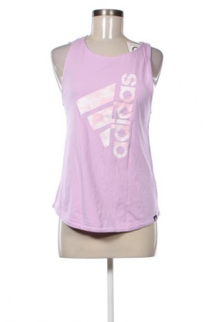 Γυναίκειο αθλητικό τοπ Adidas, Μέγεθος S, Χρώμα Ρόζ , Τιμή 17,00 €