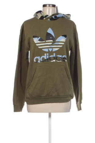 Дамски суитшърт Adidas, Размер S, Цвят Зелен, Цена 48,99 лв.