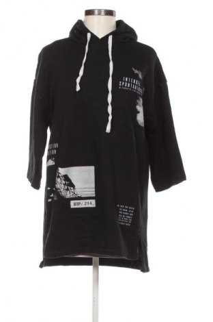 Hanorac de femei Bershka, Mărime S, Culoare Negru, Preț 100,99 Lei