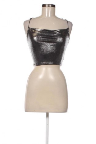 Damski top H&M Divided, Rozmiar XS, Kolor Srebrzysty, Cena 66,67 zł