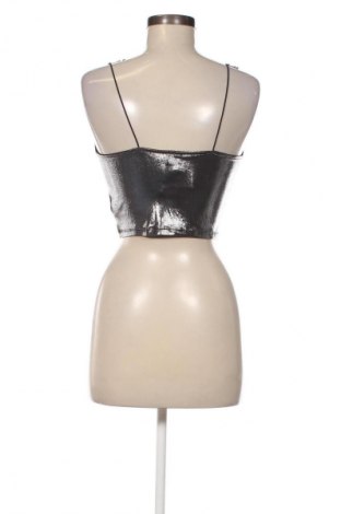 Damski top H&M Divided, Rozmiar XS, Kolor Srebrzysty, Cena 66,67 zł