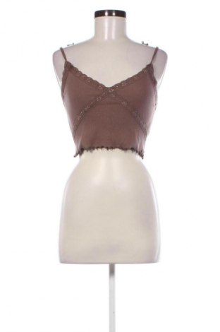 Γυναικείο τοπ Pull&Bear, Μέγεθος S, Χρώμα Καφέ, Τιμή 23,59 €